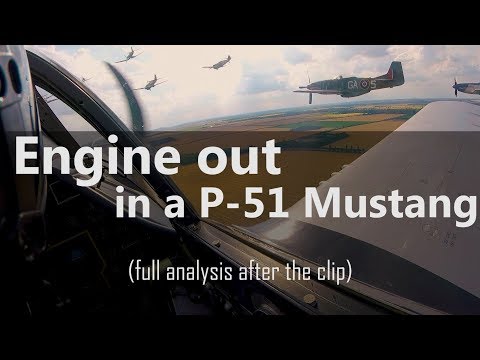 P-51 Engine Out, Off-Airport Landing - full analysis