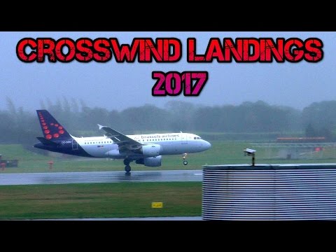 Crosswind Landings Storm Compilation 2017
