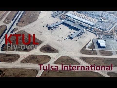 Unique Perspective and Rare View! Tulsa International (KTUL) Class C Fly-over in a Cessna 172
