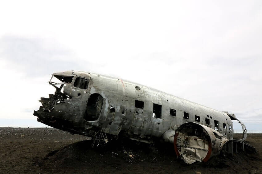 Iceland DC-3 airplane wreck