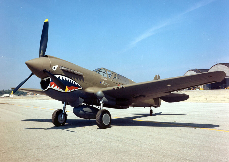 #10. Curtiss P-40 Warhawk - 12 Incredible American Fighter Planes of WW2 and What Made Them Special