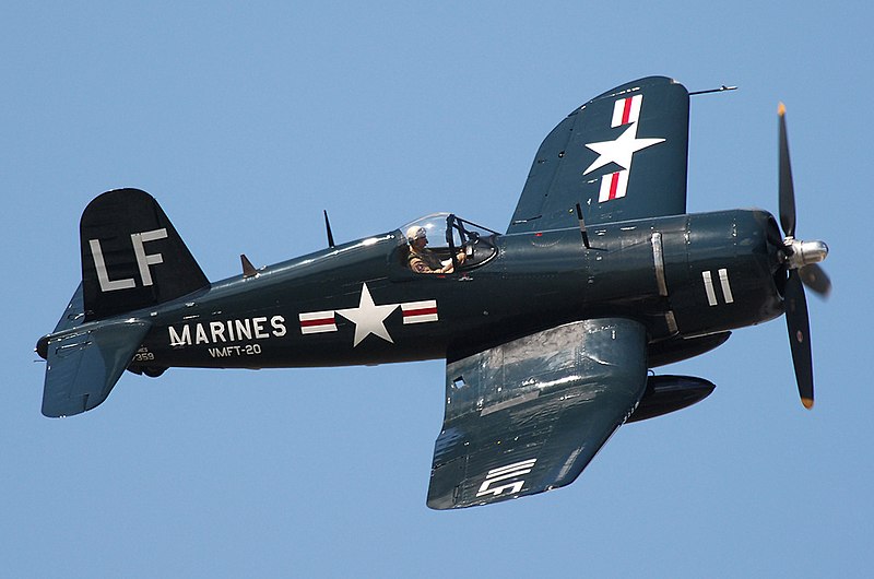 #4. Vought F4U Corsair - 12 Incredible American Fighter Planes of WW2 and What Made Them Special