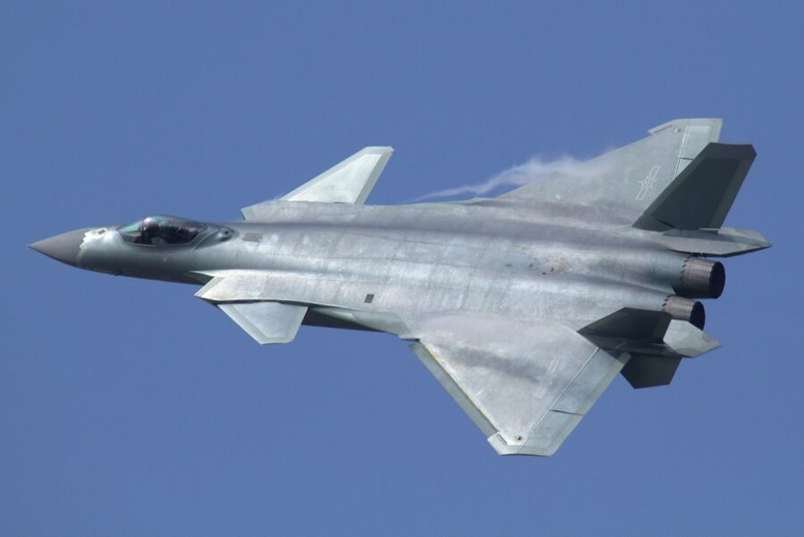 #4. Chengdu J-20 - Top 10 Most Expensive Fighter Jets in 2022