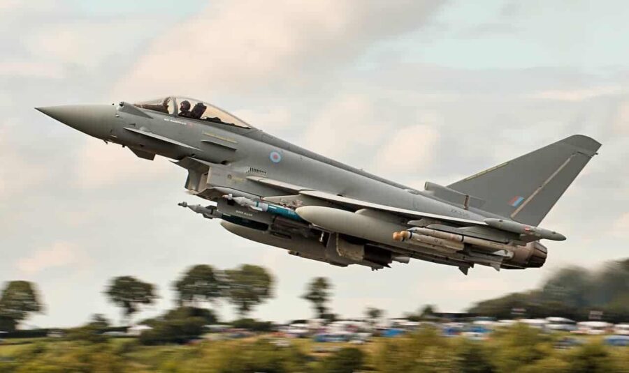 #2. Eurofighter Typhoon - Top 10 Most Expensive Fighter Jets in 2022