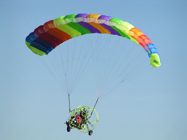 10. Buckeye Dragonfly Powered Parachute - Most Popular Ultralight Aircraft