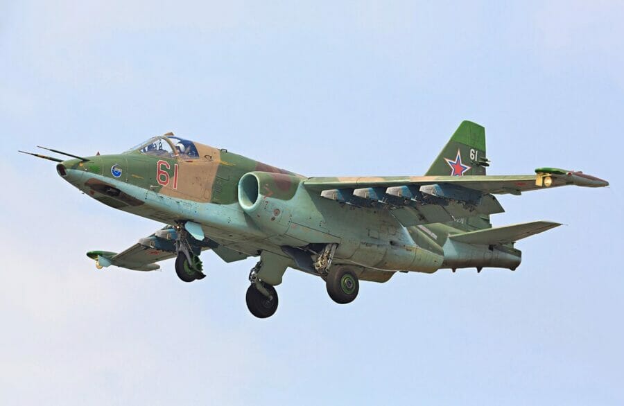 Sukhoi Su-25 Frogfoot - Best Russian Fighter Jets of All Times