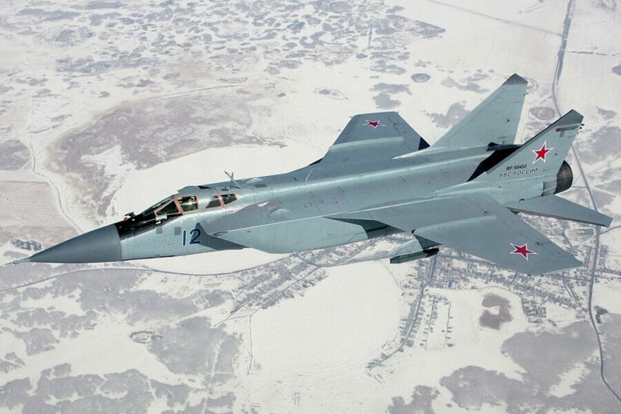 Mikoyan-Gurevich MiG-31 Foxhound - Best Russian Fighter Jets of All Times