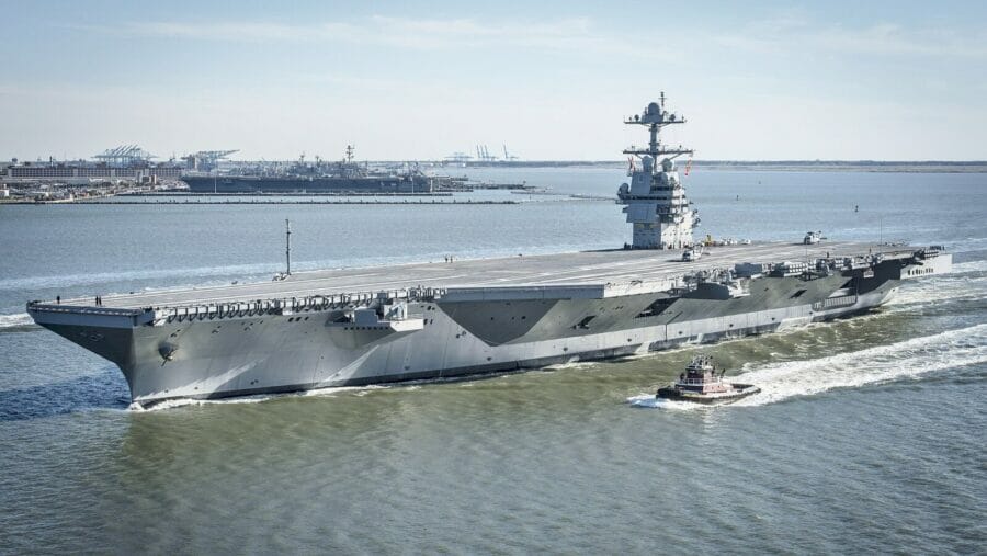 #1. Gerald R Ford Class - The 10 Largest Aircraft Carriers in the World