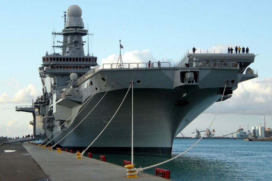 #10. Cavour (C550) - The 10 Largest Aircraft Carriers in the World