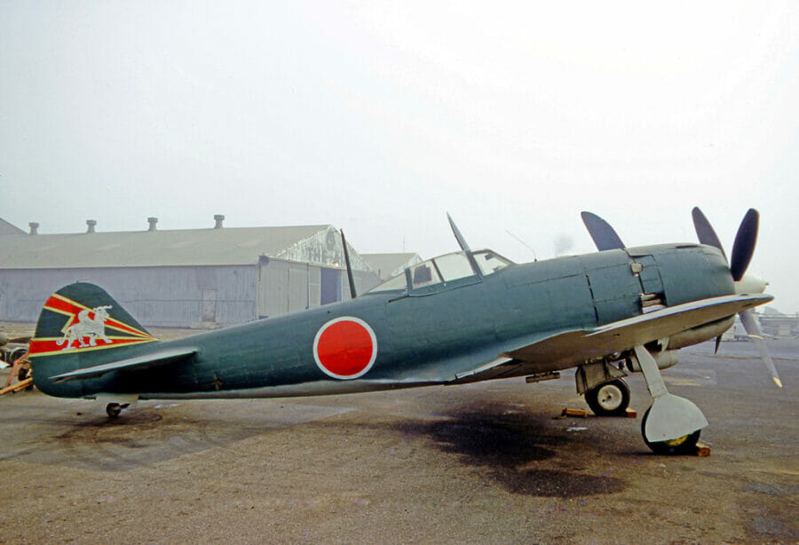 #8. Nakajima Ki-84 Hayate  - The 9 Best Japanese Fighter Planes of WW2