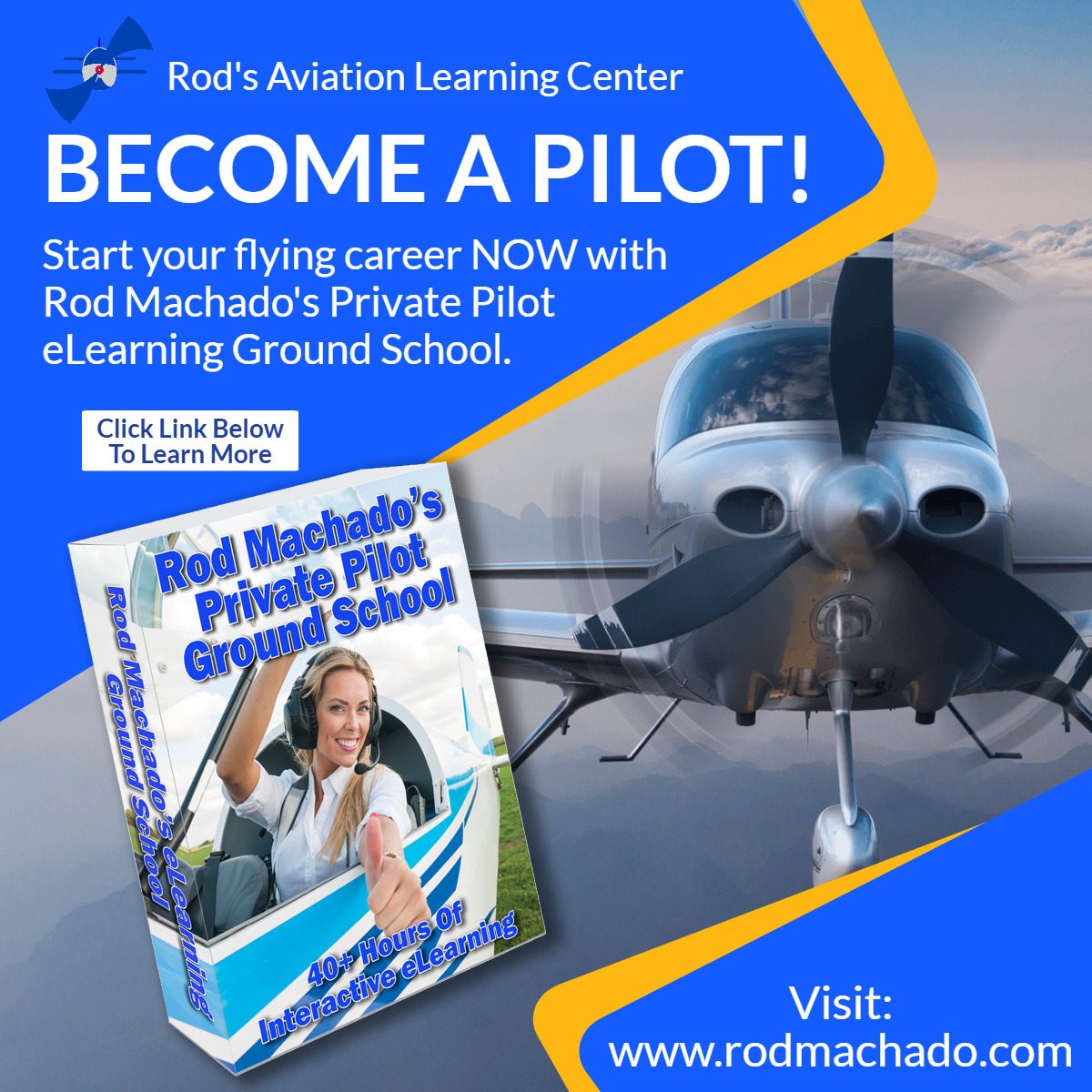 Rod Machado’s 40-hour Private Pilot eLearning Ground School